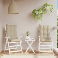 Thumbnail for Hochlehner-Auflagen 2 Stk. Beige Oxford-Gewebe