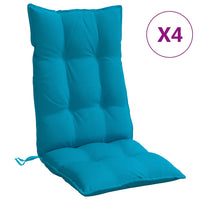 Thumbnail for Hochlehner-Auflagen 4 Stk. Hellblau Oxford-Gewebe