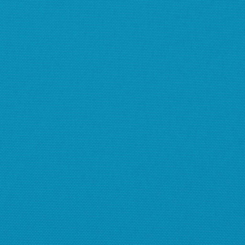 Hochlehner-Auflagen 4 Stk. Hellblau Oxford-Gewebe