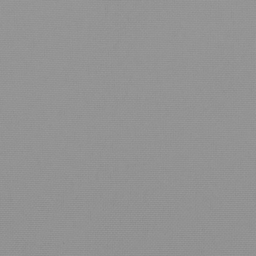 Niedriglehner-Auflagen 6 Stk. Grau Oxford-Gewebe