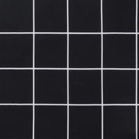 Thumbnail for Niedriglehner-Auflagen 2 Stk. Schwarz Karomuster Oxford-Gewebe
