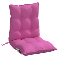 Thumbnail for Niedriglehner-Auflagen 4 Stk. Rosa Oxford-Gewebe