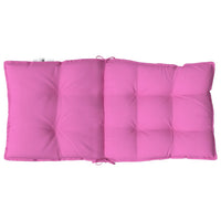 Thumbnail for Niedriglehner-Auflagen 4 Stk. Rosa Oxford-Gewebe
