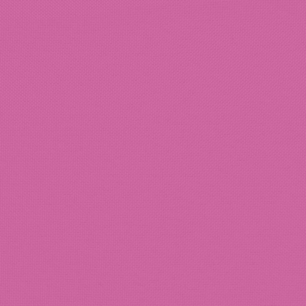 Niedriglehner-Auflagen 4 Stk. Rosa Oxford-Gewebe