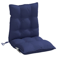 Thumbnail for Niedriglehner-Auflagen 2 Stk. Marineblau Oxford-Gewebe