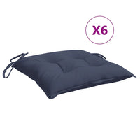 Thumbnail for Stuhlkissen 6 Stk. Marineblau 40x40x7 cm Oxford-Gewebe