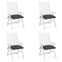 Thumbnail for Stuhlkissen 4 Stk. Marineblau 50x50x7 cm Oxford-Gewebe