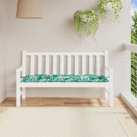 Thumbnail for Gartenbank-Auflage Blattmuster 150x50x7 cm Oxford-Gewebe
