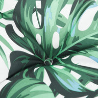 Thumbnail for Gartenbank-Auflagen 2 Stk. Blattmuster 100x50x7cm Oxford-Gewebe