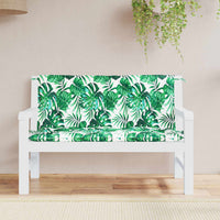 Thumbnail for Gartenbank-Auflagen 2 Stk. Blattmuster 120x50x7cm Oxford-Gewebe