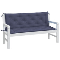 Thumbnail for Gartenbank-Auflagen 2 Stk. Marineblau 150x50x7 cm Oxford-Gewebe