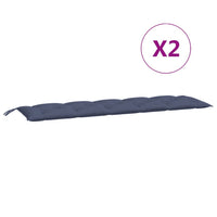 Thumbnail for Gartenbank-Auflagen 2 Stk. Marineblau 180x50x7 cm Oxford-Gewebe