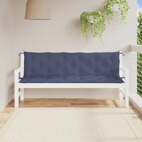 Thumbnail for Gartenbank-Auflagen 2 Stk. Marineblau 180x50x7 cm Oxford-Gewebe