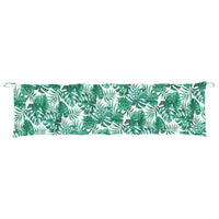 Thumbnail for Gartenbank-Auflagen 2 Stk. Blattmuster 200x50x7cm Oxford-Gewebe