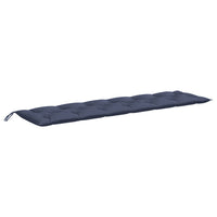 Thumbnail for Gartenbank-Auflagen 2 Stk. Marineblau 200x50x7 cm Oxford-Gewebe