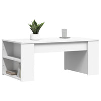 Thumbnail for Couchtisch Weiß 102x55x42 cm Holzwerkstoff