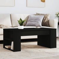 Thumbnail for Couchtisch Schwarz 102x55x42 cm Holzwerkstoff