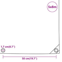 Thumbnail for Abdeckplane Grün 5x8 m 650 g/m²