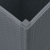 Thumbnail for Pflanzkübel 2 Stk. Grau 32,5x32,5x57 cm PP