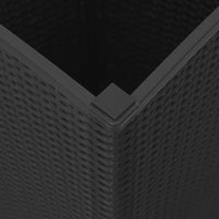 Thumbnail for Pflanzkübel 4 Stk. Schwarz 32,5x32,5x57 cm PP