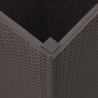 Thumbnail for Pflanzkübel 4 Stk. Braun 32,5x32,5x57 cm PP