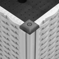 Thumbnail for Pflanzkasten mit Rollen Weiß 150x80x54 cm PP