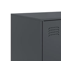 Thumbnail for Sideboard Anthrazit 67x39x107 cm Stahl