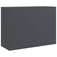 Thumbnail for Sideboard Anthrazit 99x39x73 cm Stahl