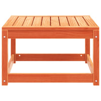 Thumbnail for Gartenhocker Wachsbraun Massivholz Kiefer