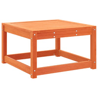 Thumbnail for Gartenhocker Wachsbraun Massivholz Kiefer