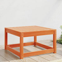 Thumbnail for Gartenhocker Wachsbraun Massivholz Kiefer