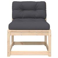 Thumbnail for Gartensofa mit Kissen Massivholz Kiefer