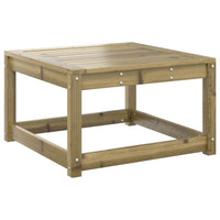 Thumbnail for Gartenhocker mit Kissen Kiefernholz Imprägniert