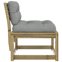 Thumbnail for Gartensofas mit Kissen 2 Stk. Kiefernholz Imprägniert