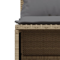 Thumbnail for 4-tlg. Garten-Sofagarnitur mit Kissen Beige Poly Rattan