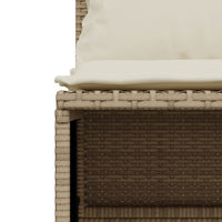 Thumbnail for 4-tlg. Garten-Sofagarnitur mit Kissen Beige Poly Rattan