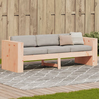 Thumbnail for Gartensofa 3-Sitzer 189x60x62 cm Massivholz Douglasie
