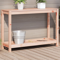 Thumbnail for Pflanztisch mit Ablage 108x35x75 cm Massivholz Douglasie