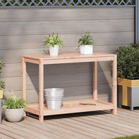 Thumbnail for Pflanztisch mit Ablage 108x50x75 cm Massivholz Douglasie
