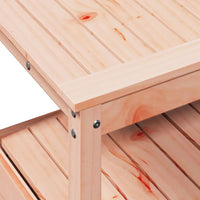Thumbnail for Pflanztisch mit Ablagen 82,5x45x81 cm Massivholz Douglasie