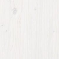 Thumbnail for Pflanztisch mit Ablagen Weiß 108x45x86,5 cm Massivholz Kiefer