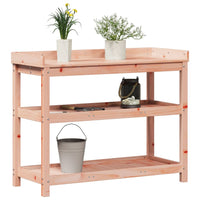 Thumbnail for Pflanztisch mit Ablagen 108x45x86,5 cm Massivholz Douglasie