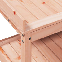 Thumbnail for Pflanztisch mit Ablagen 108x45x86,5 cm Massivholz Douglasie
