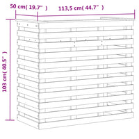 Thumbnail for Gartenbar 113,5x50x103 cm Massivholz Douglasie