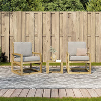 Thumbnail for 3-tlg. Garten-Lounge-Set Kiefernholz Imprägniert