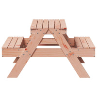 Thumbnail for Picknicktisch für Kinder 88x97x52 cm Massivholz Douglasie