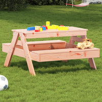 Thumbnail for Picknicktisch für Kinder 88x97x52 cm Massivholz Douglasie