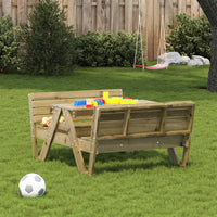 Thumbnail for Picknicktisch für Kinder 88x122x58 cm Imprägniertes Kiefernholz