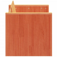 Thumbnail for Gartensofa 2-Sitzer Wachsbraun 134x60x62 cm Massivholz Kiefer