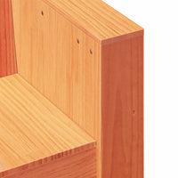 Thumbnail for Gartensofa 2-Sitzer Wachsbraun 134x60x62 cm Massivholz Kiefer